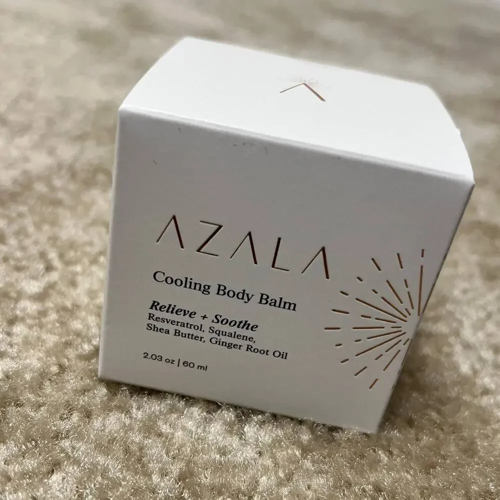 NEW Azala Cooling Body Relieve and Soothe Skin Vegan Balm 2.03 oz